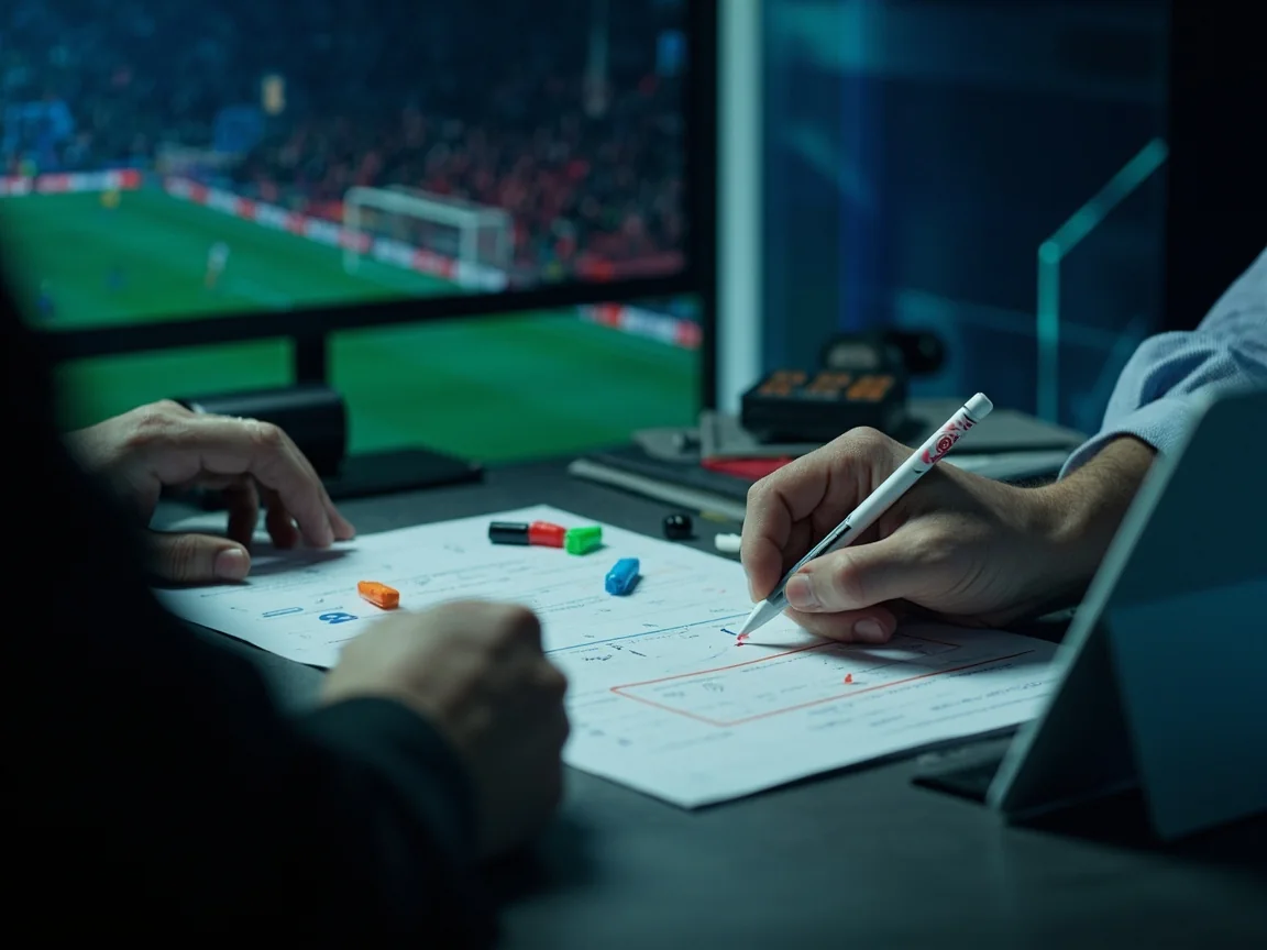 Analyst working at the desk